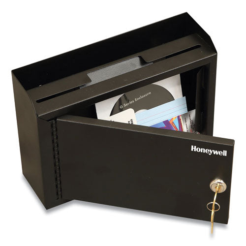 Honeywell Drop Box Safe With Keys, 9.9 X 3 X 7.1, 0.12 Cu Ft, Black freeshipping - TVN Wholesale