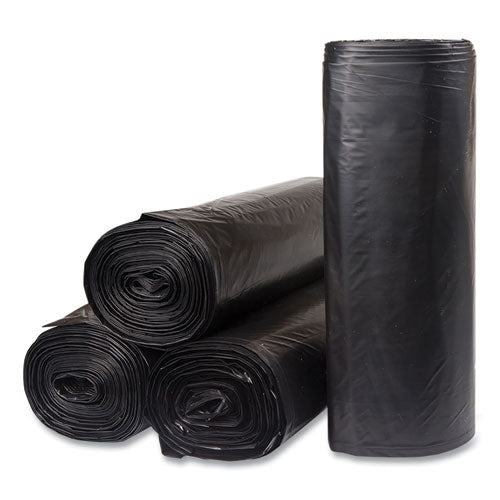 Inteplast Group Low-density Commercial Can Liners, 60 Gal, 1.2 Mil, 38" X 58", Black, 10 Bags-roll, 10 Rolls-carton freeshipping - TVN Wholesale