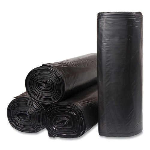 Inteplast Group Low-density Commercial Can Liners, 45 Gal, 1.2 Mil, 40" X 46", Black, 10 Bags-roll, 10 Rolls-carton freeshipping - TVN Wholesale