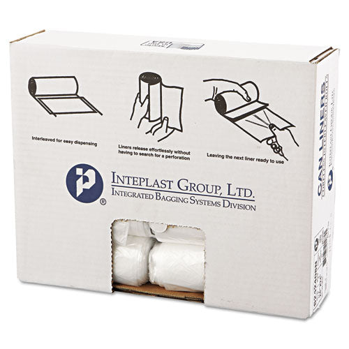 Inteplast Group High-density Commercial Can Liners, 10 Gal, 8 Microns, 24" X 24", Natural, 1,000-carton freeshipping - TVN Wholesale