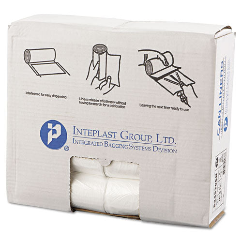 Inteplast Group High-density Commercial Can Liners, 16 Gal, 6 Microns, 24" X 33", Natural, 1,000-carton freeshipping - TVN Wholesale