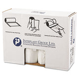 Inteplast Group High-density Interleaved Commercial Can Liners, 60 Gal, 12 Microns, 38" X 60", Clear, 200-carton freeshipping - TVN Wholesale