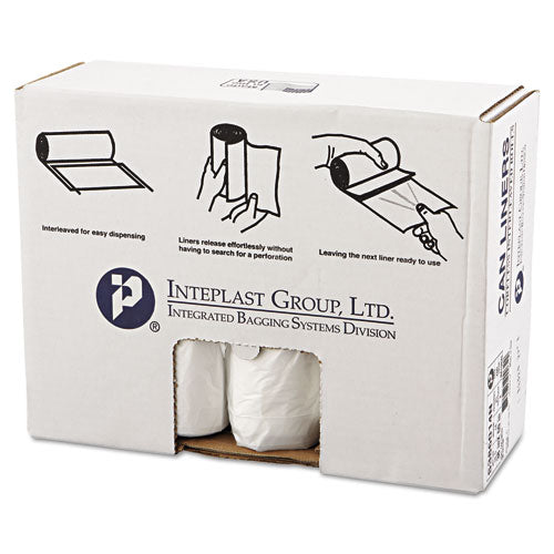 Inteplast Group High-density Interleaved Commercial Can Liners, 60 Gal, 14 Microns, 38" X 60", Clear, 200-carton freeshipping - TVN Wholesale