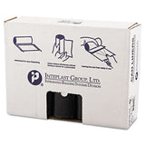 Inteplast Group High-density Interleaved Commercial Can Liners, 45 Gal, 16 Microns, 40" X 48", Black, 250-carton freeshipping - TVN Wholesale