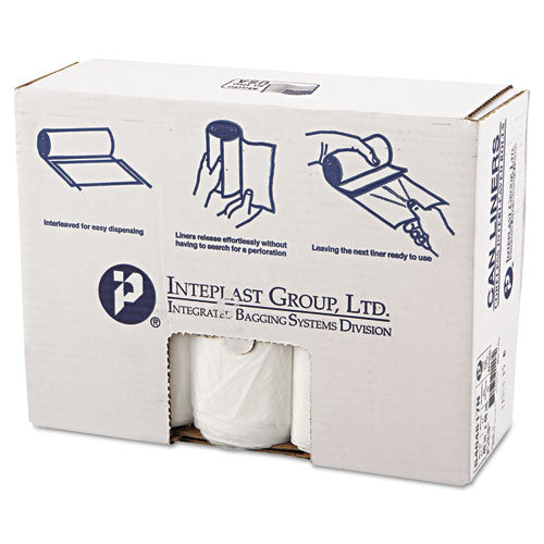 Inteplast Group High-density Interleaved Commercial Can Liners, 45 Gal, 17 Microns, 40" X 48", Clear, 250-carton freeshipping - TVN Wholesale