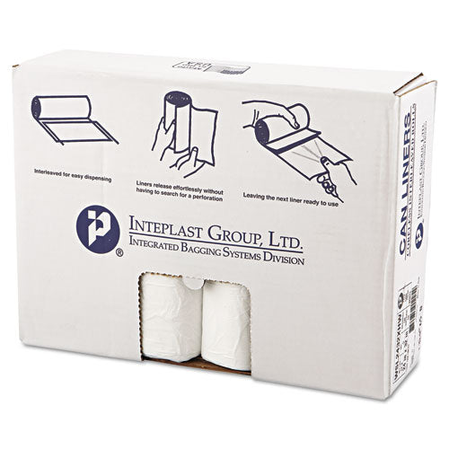 Inteplast Group Low-density Commercial Can Liners, 16 Gal, 0.5 Mil, 24" X 32", White, 500-carton freeshipping - TVN Wholesale