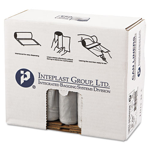 Inteplast Group Low-density Commercial Can Liners, 30 Gal, 0.58 Mil, 30" X 36", Clear, 250-carton freeshipping - TVN Wholesale
