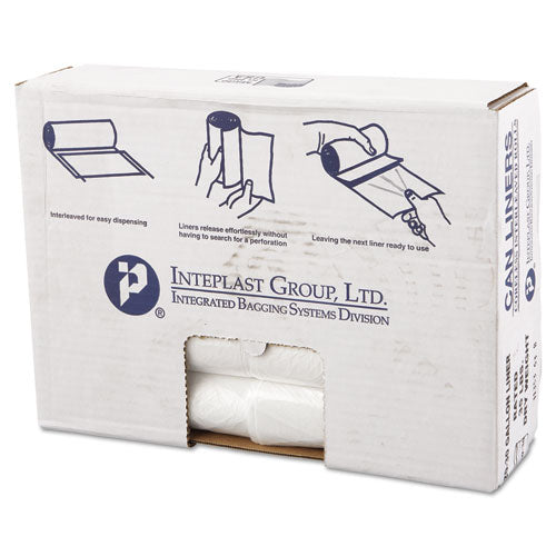 Inteplast Group High-density Commercial Can Liners Value Pack, 30 Gal, 11 Microns, 30" X 36", Clear, 500-carton freeshipping - TVN Wholesale