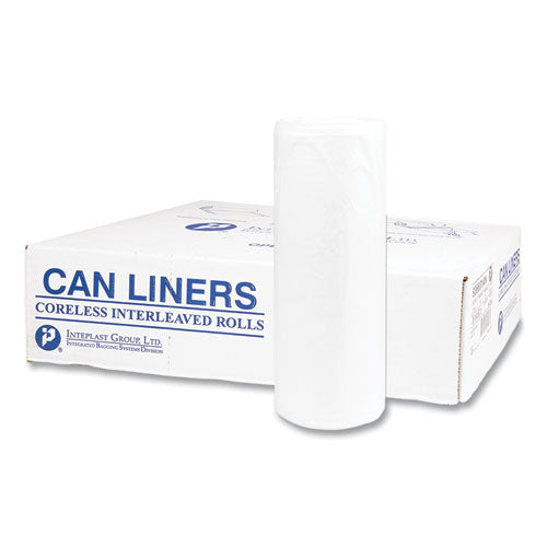 Inteplast Group High-density Commercial Can Liners Value Pack, 60 Gal, 12 Microns, 38" X 58", Clear, 200-carton freeshipping - TVN Wholesale