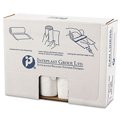 Inteplast Group High-density Commercial Can Liners Value Pack, 60 Gal, 14 Microns, 43" X 46", Clear, 200-carton freeshipping - TVN Wholesale