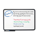 Iceberg Ingenuity Dry Erase Board, Resin Frame With Tray, 36 X 24, Charcoal freeshipping - TVN Wholesale