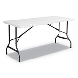 Iceberg Indestructable Classic Bi-folding Table, 250 Lb Capacity, 60 X 30 X 29, Platinum freeshipping - TVN Wholesale