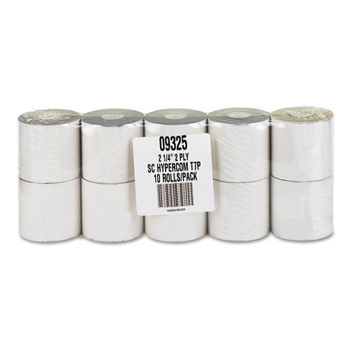 Iconex™ Impact Printing Carbonless Paper Rolls, 2.25" X 70 Ft, White-canary, 10-pack freeshipping - TVN Wholesale