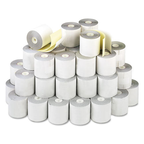 Iconex™ Impact Printing Carbonless Paper Rolls, 2.25" X 70 Ft, White-canary, 50-carton freeshipping - TVN Wholesale