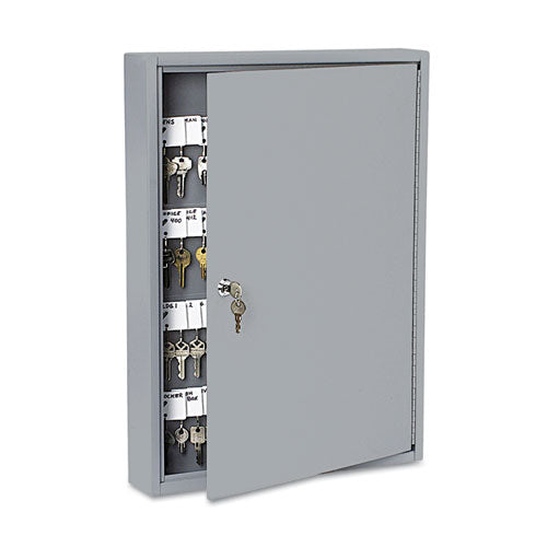 SecurIT® Locking Key Cabinet, 100-key, Steel, Gray, 16 1-2 X 3 X 22 1-2 freeshipping - TVN Wholesale