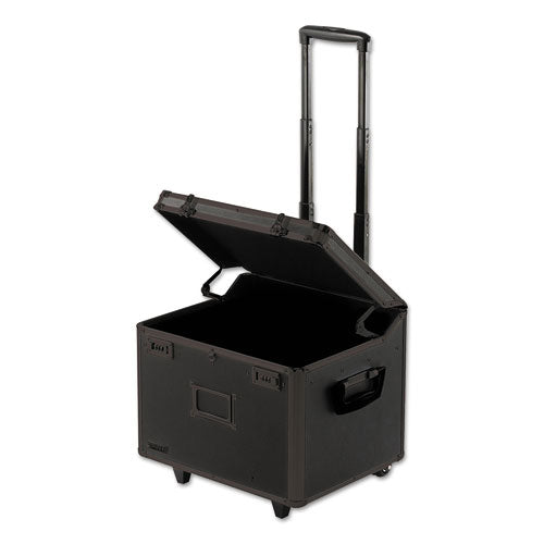 Vaultz® Locking Mobile File Chest, Letter-legal Files, 17.5" X 15.5" X 14.5", Black freeshipping - TVN Wholesale