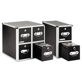 Vaultz® 2-drawer Cd File Cabinet, Holds 330 Folders Or 120 Slim-60 Standard Cases, Black freeshipping - TVN Wholesale