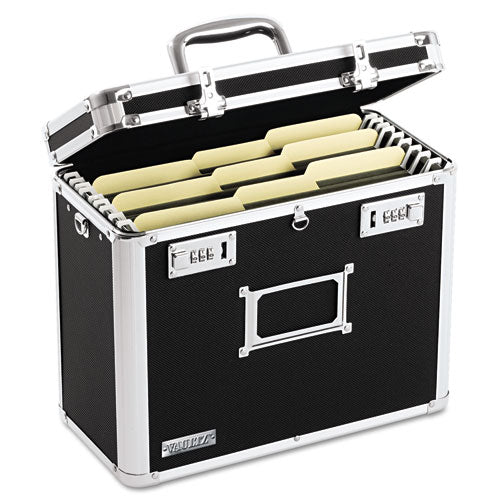 Vaultz® Locking File Chest, Letter Files, 13.75" X 7.25" X 12.25", Black freeshipping - TVN Wholesale