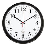 Chicago Lighthouse Black Quartz Contract Clock, 13.75" Overall Diameter, Black Case, 1 Aa (sold Separately) freeshipping - TVN Wholesale
