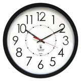 Chicago Lighthouse Electric Contemporary Clock, 14.5" Overall Diameter, Black Case, Ac Powered freeshipping - TVN Wholesale