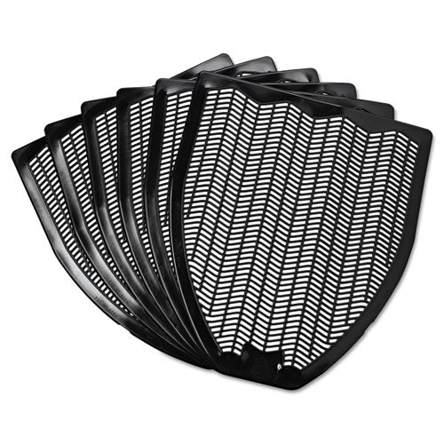 Impact® Disposable Urinal Floor Mat, Nonslip, Fresh Blast Scent, 17 1-2 X 20 3-8, Black, 6-carton freeshipping - TVN Wholesale