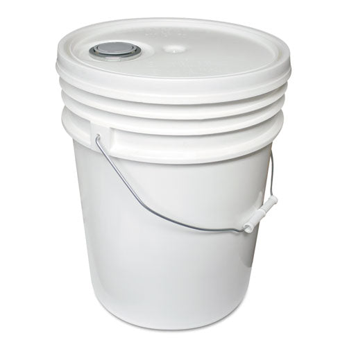 Impact® Utility Bucket W-lid, Polyethylene, 5gal, White freeshipping - TVN Wholesale