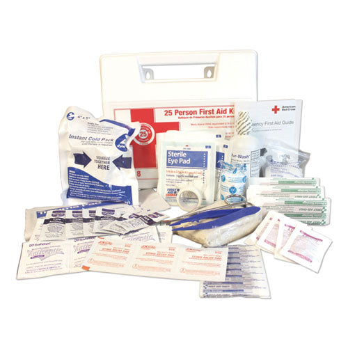 Impact® 25-person First Aid Kit, 107 Pieces, Plastic Case freeshipping - TVN Wholesale
