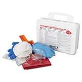 Impact® Bloodborne Pathogen Cleanup Kit, Osha Compliant, Plastic Case freeshipping - TVN Wholesale
