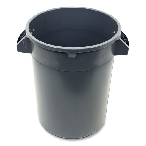 Impact® Gator Plus Container, Round, Plastic, 32 Gal, Gray freeshipping - TVN Wholesale