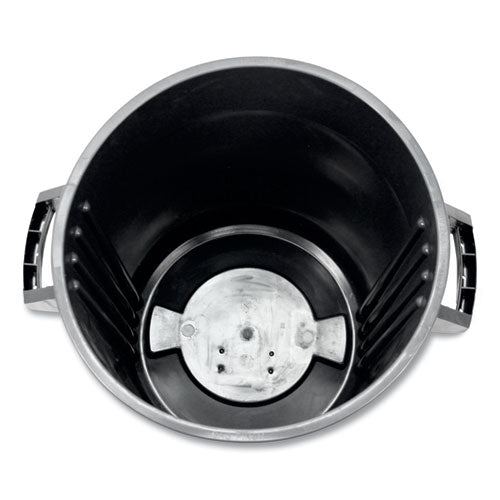 Impact® Gator Plus Container, Round, Plastic, 32 Gal, Gray freeshipping - TVN Wholesale