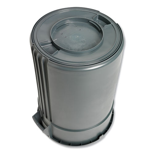 Impact® Gator Plus Container, Round, Plastic, 44 Gal, Gray freeshipping - TVN Wholesale