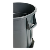 Impact® Gator Plus Container, Round, Plastic, 44 Gal, Gray freeshipping - TVN Wholesale