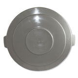 Impact® Advanced Gator Lids, For 55 Gal, Flat-top, 26.4" Diameter, Gray freeshipping - TVN Wholesale