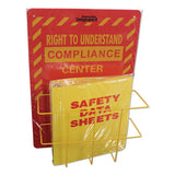 Impact® Deluxe Reversible Right-to-know\understand Sds Center, 14.5w X 5.2d X 21h, Red-yellow freeshipping - TVN Wholesale