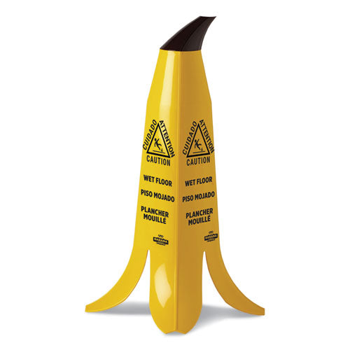Impact® Banana Wet Floor Cones, 11 X 11.15 X 23.25, Yellow-brown-black freeshipping - TVN Wholesale