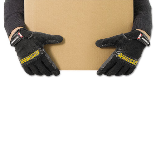 Ironclad Box Handler Gloves, Black, Large, Pair freeshipping - TVN Wholesale