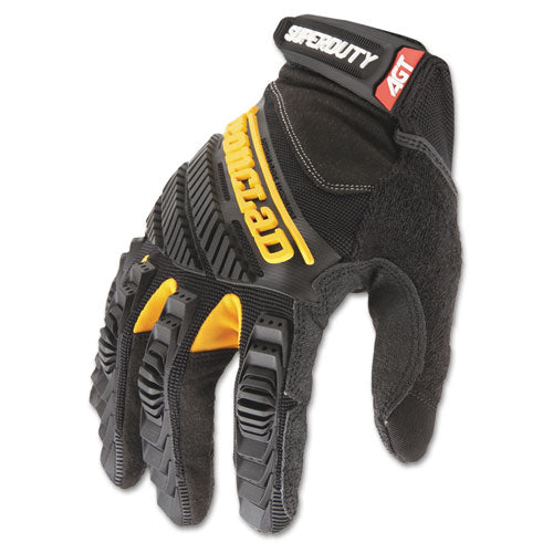 Ironclad Superduty Gloves, Medium, Black-yellow, 1 Pair freeshipping - TVN Wholesale