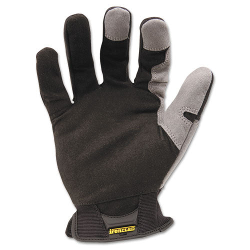 Ironclad Workforce Glove, X-large, Gray-black, Pair freeshipping - TVN Wholesale