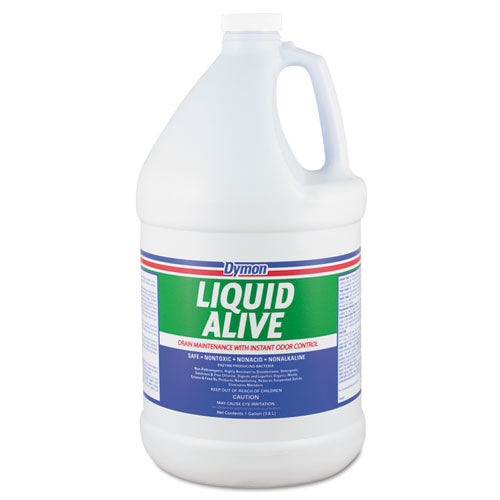 Dymon® Liquid Alive Enzyme Producing Bacteria, 1 Gal Bottle, 4-carton freeshipping - TVN Wholesale