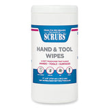 SCRUBS® Hand And Tool Wipes, 7 X 8, White, 125-canister, 6 Canisters-carton freeshipping - TVN Wholesale