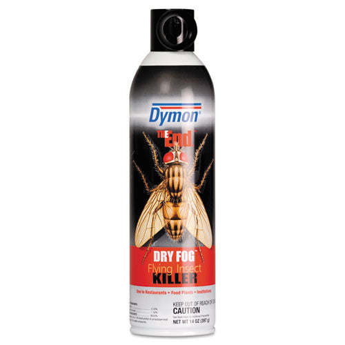 Dymon® The End. Dry Fog Flying Insect Killer, 14 Oz, Can, 12-carton freeshipping - TVN Wholesale