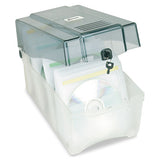Innovera® Cd-dvd Storage Case, Holds 150 Discs, Clear-smoke freeshipping - TVN Wholesale