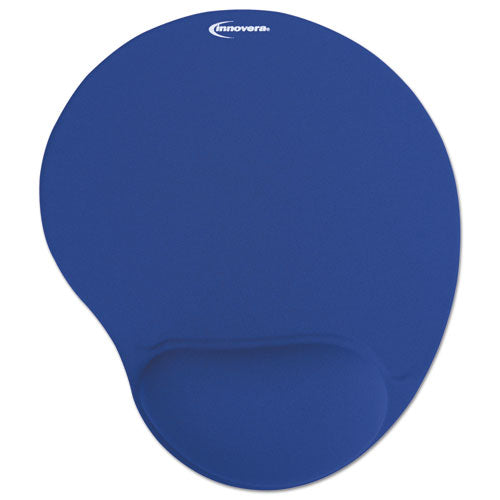 Innovera® Mouse Pad W-gel Wrist Pad, Nonskid Base, 10-3-8 X 8-7-8, Gray freeshipping - TVN Wholesale