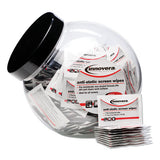 Innovera® Antistatic Screen Cleaning Wipes, 200 Sachets, Fishbowl Black Top freeshipping - TVN Wholesale