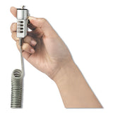 Innovera® Compact Combination Laptop Lock, 6 Ft Steel Cable freeshipping - TVN Wholesale