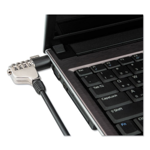 Innovera® Combination Laptop Lock, 6 Ft Steel Cable freeshipping - TVN Wholesale