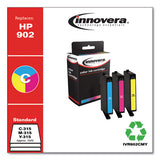 Innovera® Remanufactured Cyan-magenta-yellow Ink, Replacement For Hp 902 (t0a38an), 315 Page-yield freeshipping - TVN Wholesale