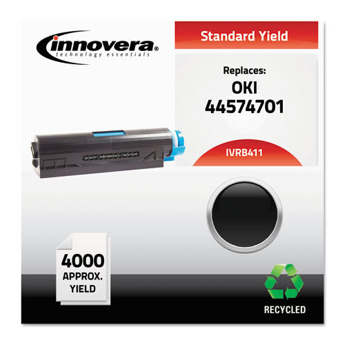 Innovera® Remanufactured Black Toner, Replacement For Oki 44574701, 4,000 Page-yield freeshipping - TVN Wholesale