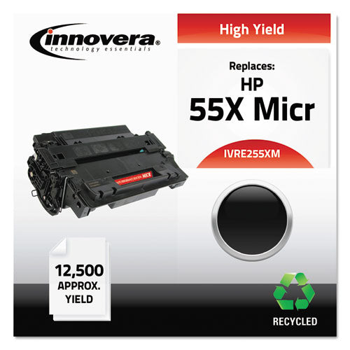 Innovera® Remanufactured Black High-yield Micr Toner, Replacement For Hp 55xm (ce255xm), 12,500 Page-yield freeshipping - TVN Wholesale