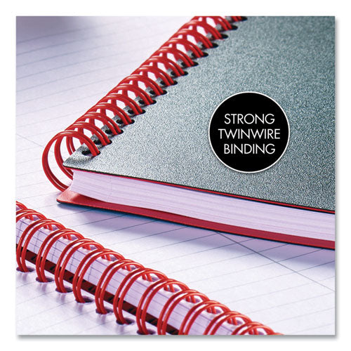 Black n' Red™ Twin Wire Poly Cover Notebook, 1 Subject, Wide-legal Rule, Black Cover, 8.25 X 5.63, 70 Sheets freeshipping - TVN Wholesale